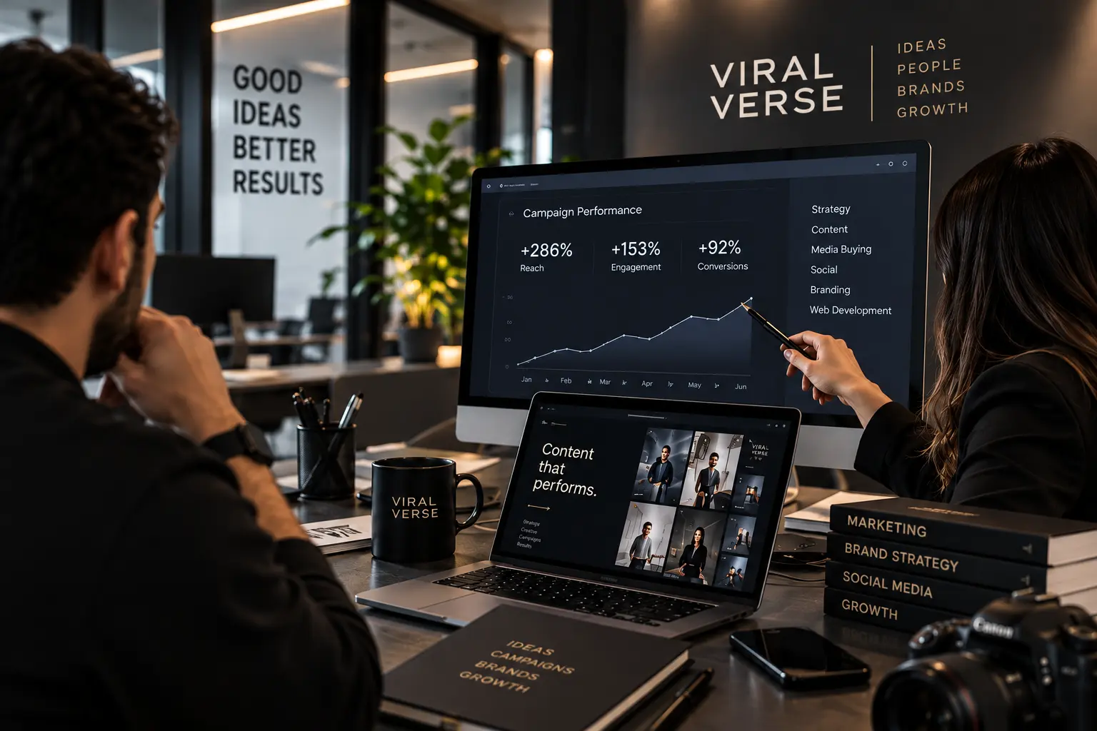 Viral Verse Agency digital marketing strategy team